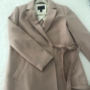 Banana Republic mauve wool blazer.